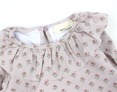 Lil Atelier violet ice blomstret badedragt